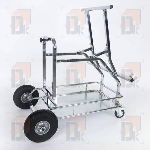 Chariots & porte-kart - basculant (chrome) | Direct-karting.com