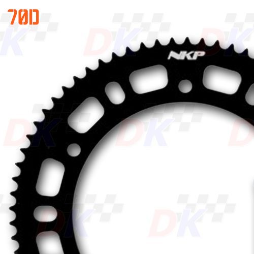 Couronnes 219 - 7075 T6 - NKP - Aluminium 7075 T6 / Noir | Direct-karting.com