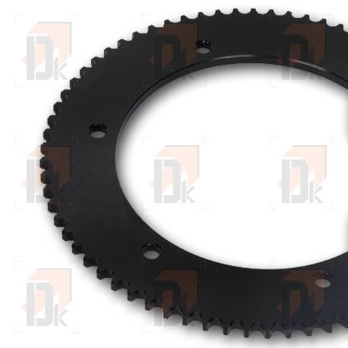 Couronnes 219 - MINI - 67 dents (aluminium / noir) | Direct-karting.com