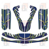 Kit adhesivos de carrocería OTK - LN Kart (M11) | TO 0307.M11-LN