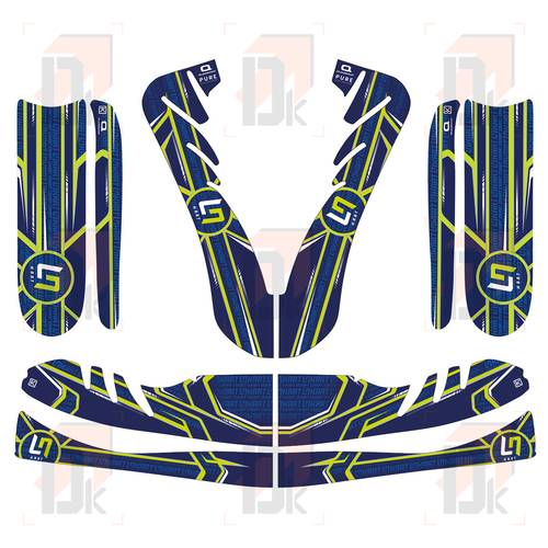 Kit adhesivos de carrocería OTK - LN Kart (M11) | TO 0307.M11-LN | Direct-karting.com Carrocerías OTK - OTK - LN Kart (M11) | Direct-karting.com