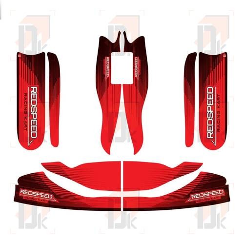 Stickers de carrosserie - OTK - Redspeed (M10-507) | Direct-karting.com
