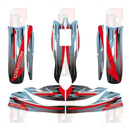 Bodywork stickers - OTK - Redspeed (M6/M7) | Direct-karting.com