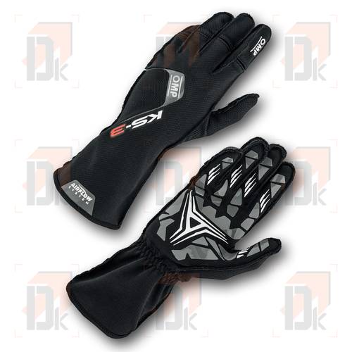 Par de guantes OMP KS3-X (negro) | Direct-karting.com Guantes - OMP - | Direct-karting.com