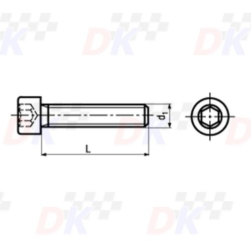 CHC-schraube (DIN 912) - M6x80 | Direct-karting.com